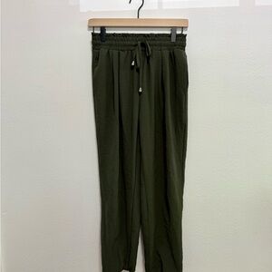 Lightweight Olive Green Jogger Pants